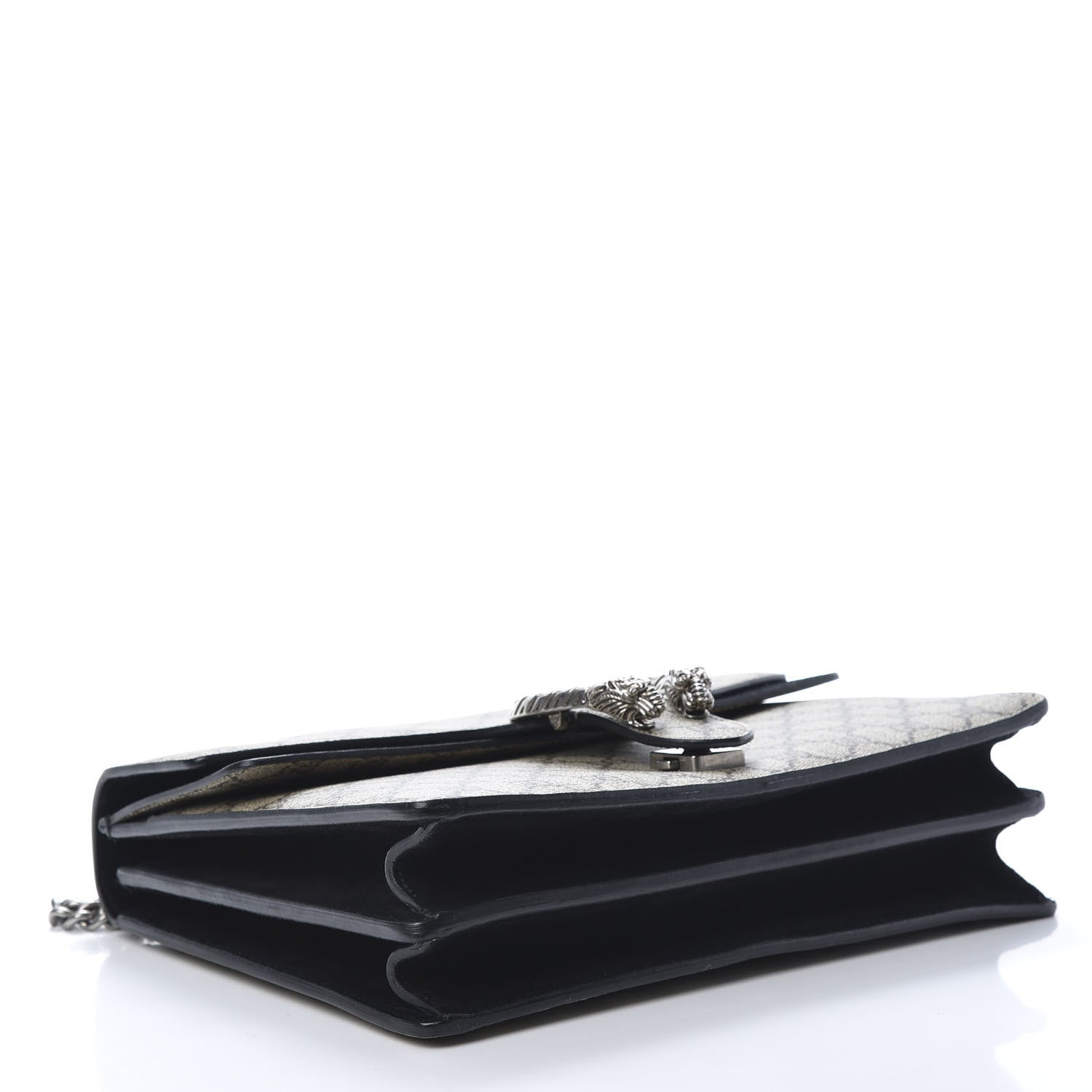 Gucci GG Supreme Monogram Medium Dionysus Shoulder Bag Black 4 of 13