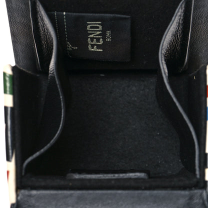 Fendi X SARAH COLEMAN Vitello FF Vertigo Box Key Chain Multicolor 5 of 8