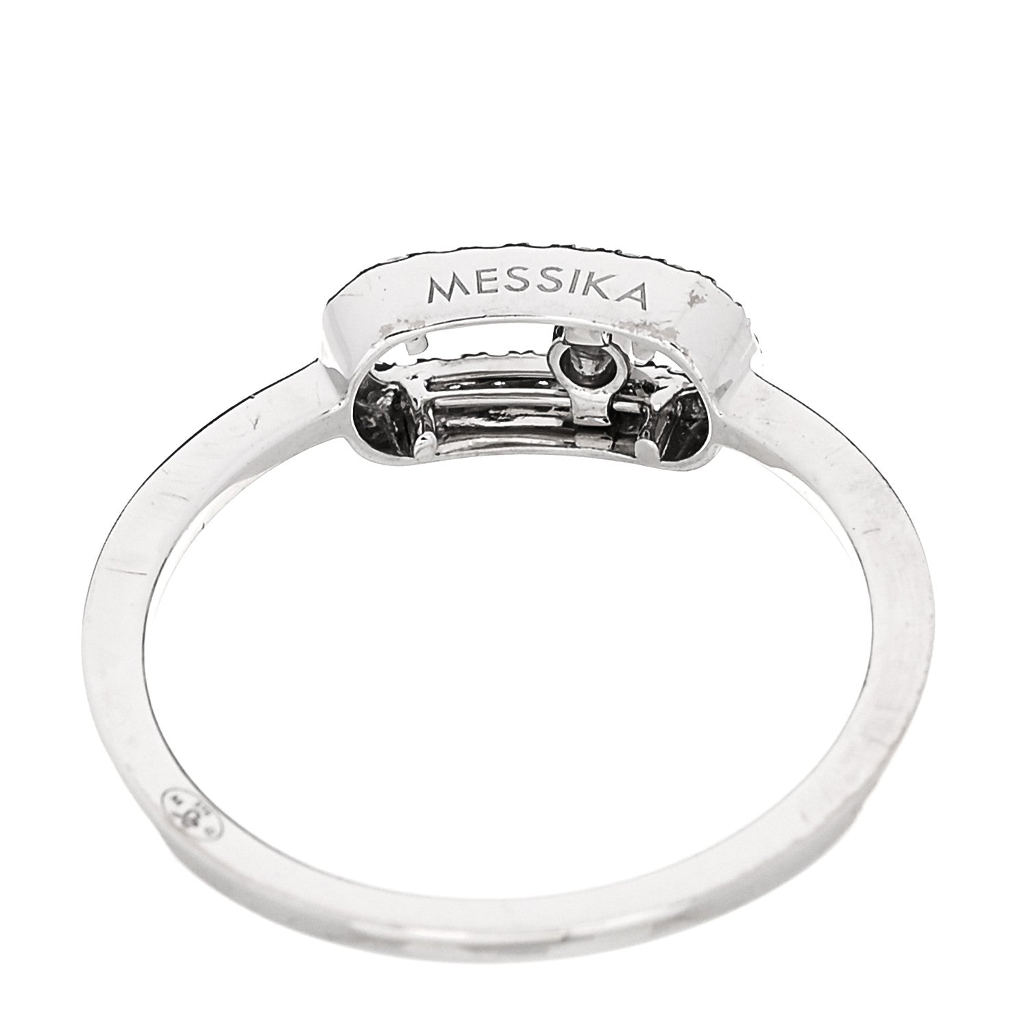 Messika 18K White Gold Diamond Move Uno Ring 50 5.25 4 of 7
