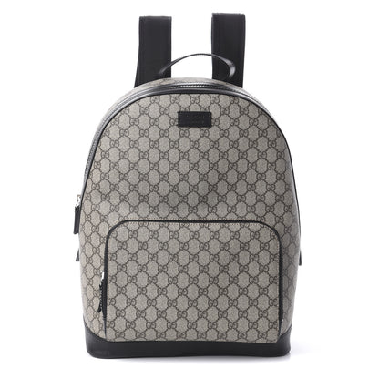 Gucci GG Supreme Monogram Medium Backpack Black 1 of 8