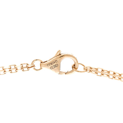 Cartier 18K Yellow Gold 2 Diamond LOVE Necklace 5 of 6