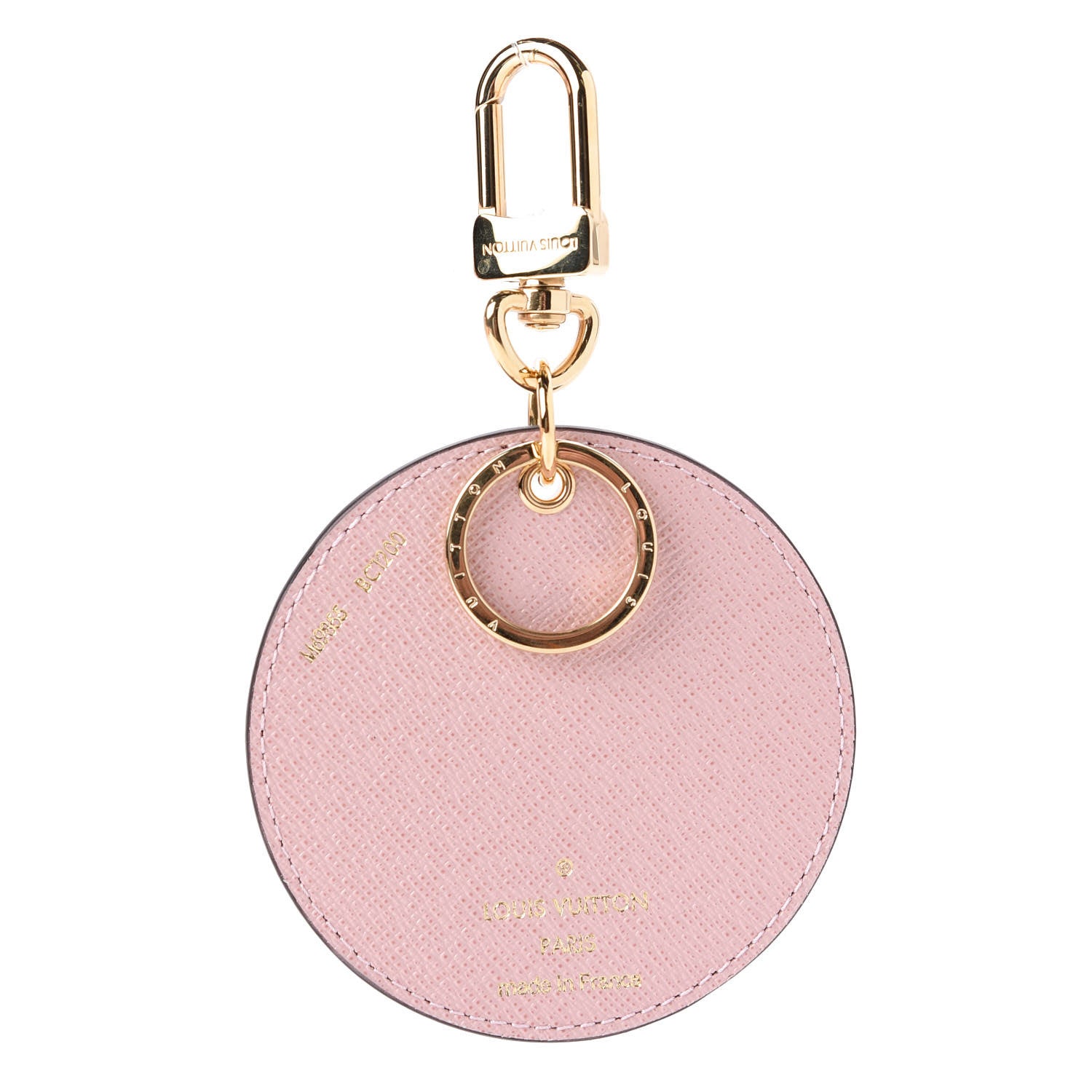 Louis Vuitton Monogram 2020 Christmas Animation Big Wheel Bag Charm Key Ring Rose Ballerine 2 of 6