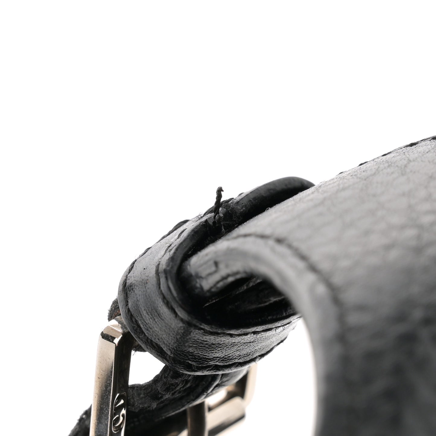 Monogram Pocket Satchel Black