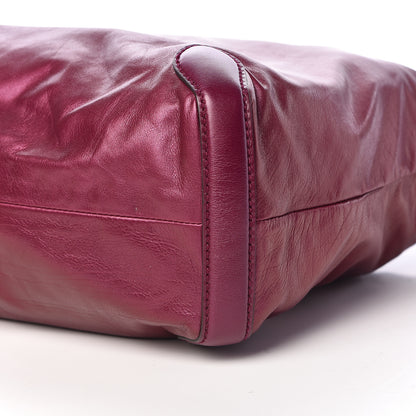 Gucci Metallic Calfskin Medium Galaxy Hobo Purple 9 of 10