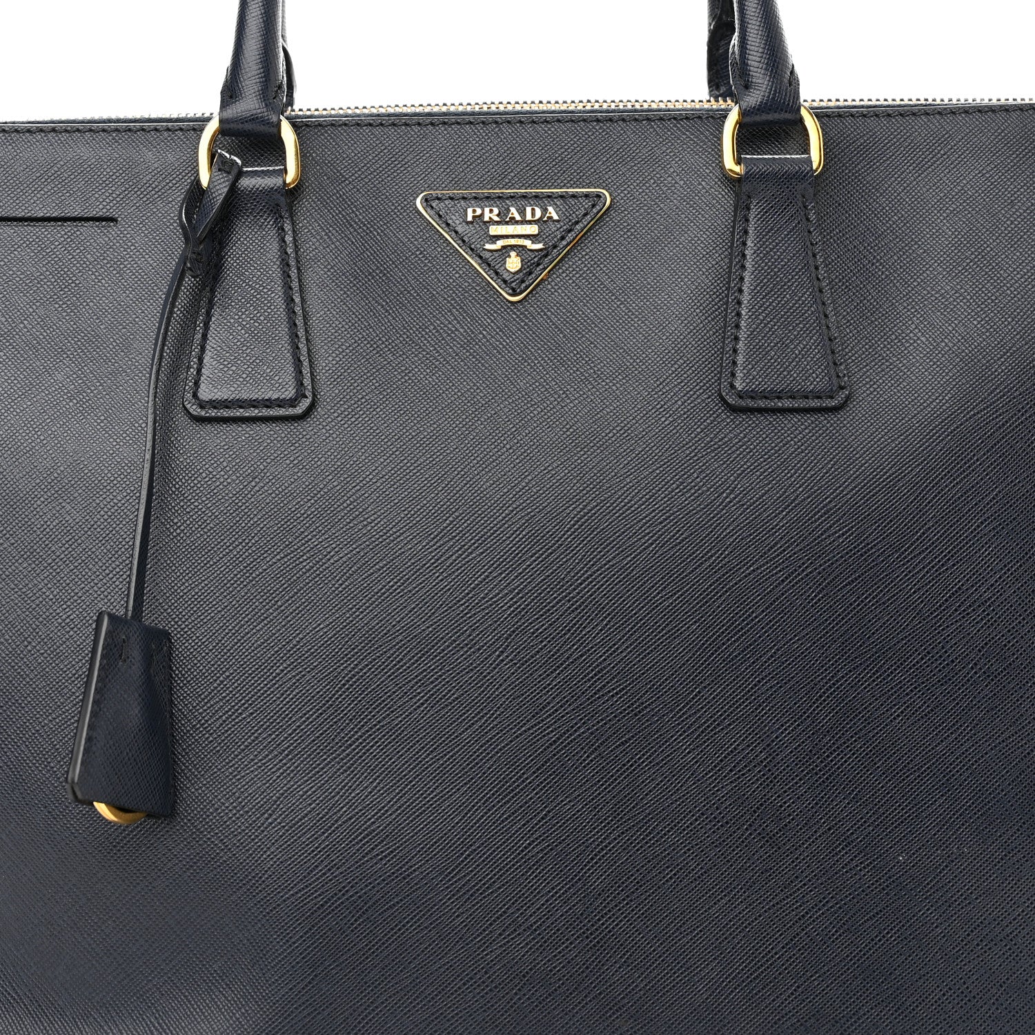 Prada Saffiano Medium Galleria Double Zip Tote Baltico 8 of 13