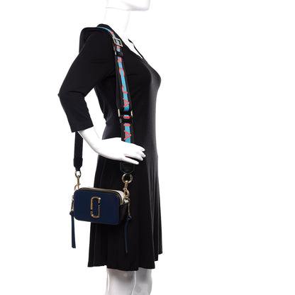 Marc Jacobs Saffiano Small Snapshot Camera Bag Blue Sea 2 of 10