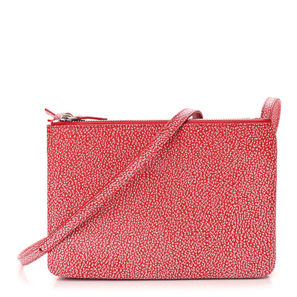 Celine Goatskin Small Trio Crossbody Bag Scarlet 1 of 10