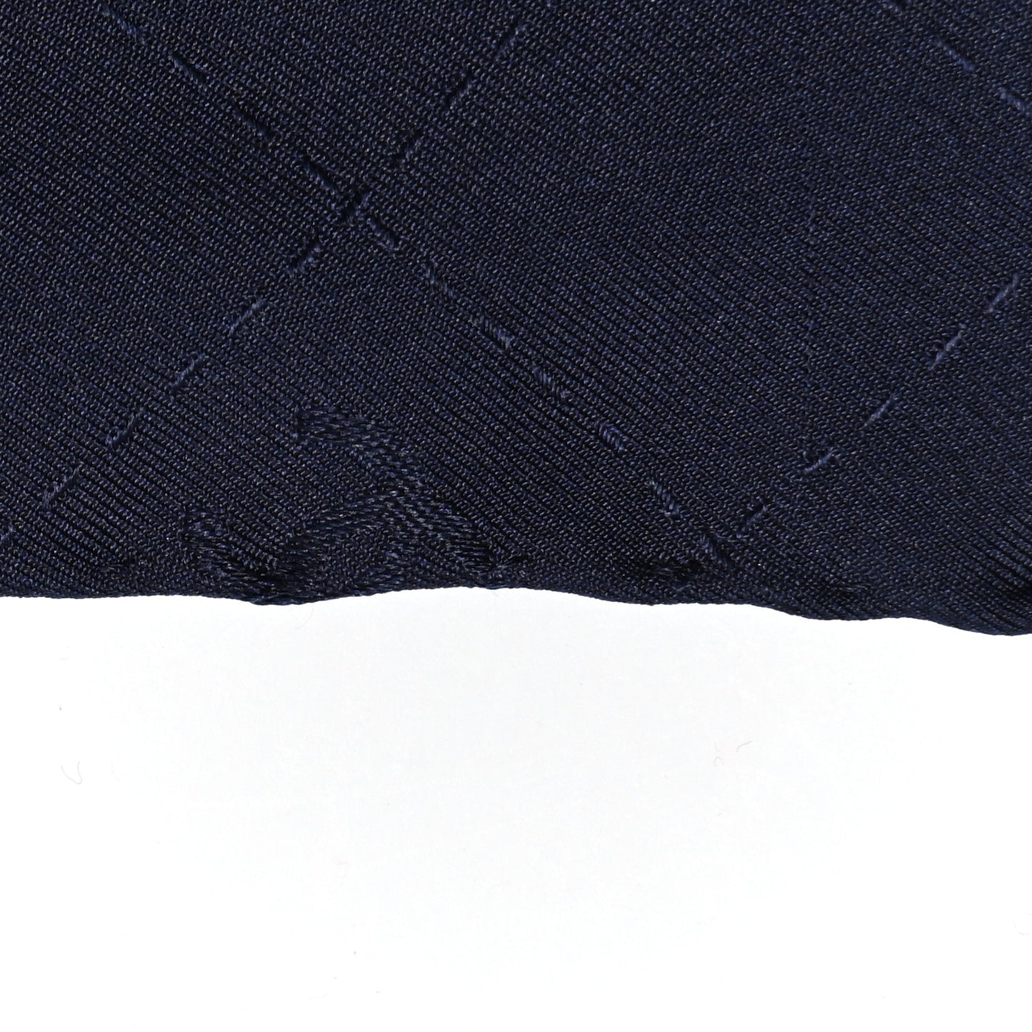 Silk CC Square Scarf Navy