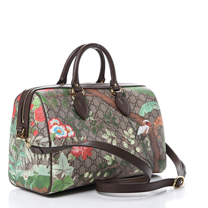 Gucci GG Supreme Monogram Tian Medium Boston Beige Multicolor New Acero 2 of 9