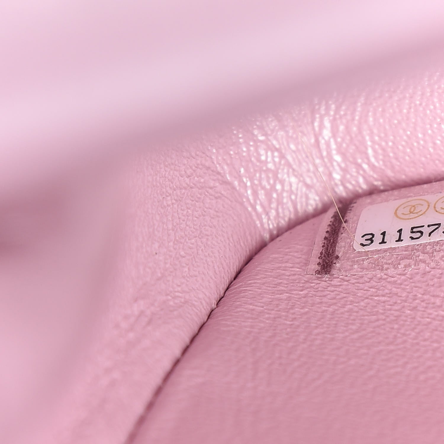 Chanel Iridescent Calfskin Quilted Medium Double Flap Light Pink 11 of 12