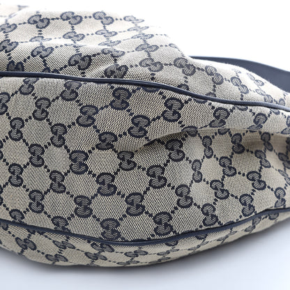 Gucci Monogram Medium Sukey Hobo Navy 7 of 13