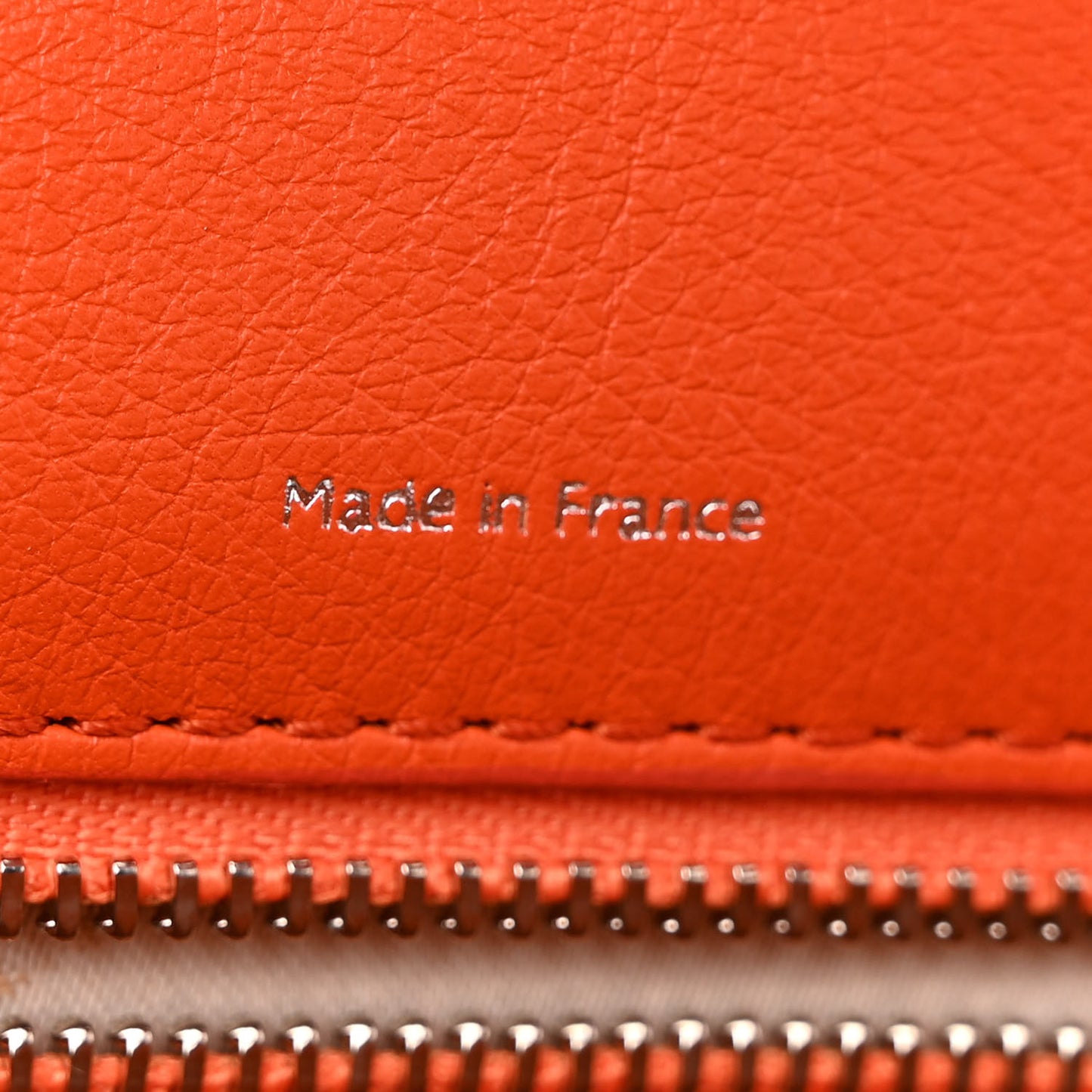 Calfskin Galuchat Madame Shoulder Bag Orange