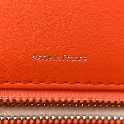 Delvaux Calfskin Galuchat Madame Shoulder Bag Orange 7 of 13