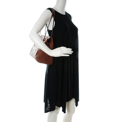Chanel Washed Calfskin Large Hamptons Shopping Tote Brown 2 of 8