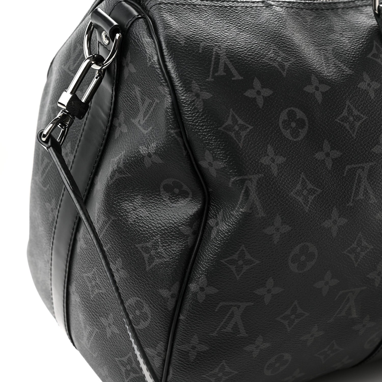 Louis Vuitton Monogram Eclipse Keepall Bandouliere 45 19 of 22