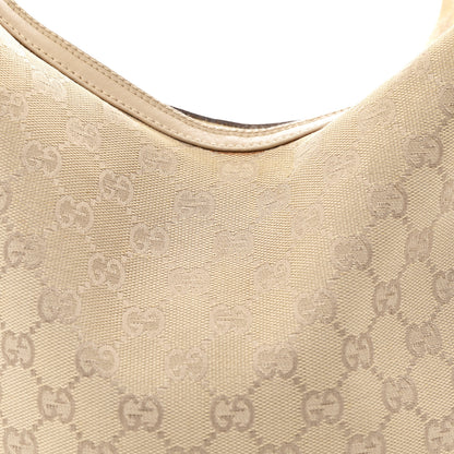 Gucci Monogram Hobo Beige 8 of 11