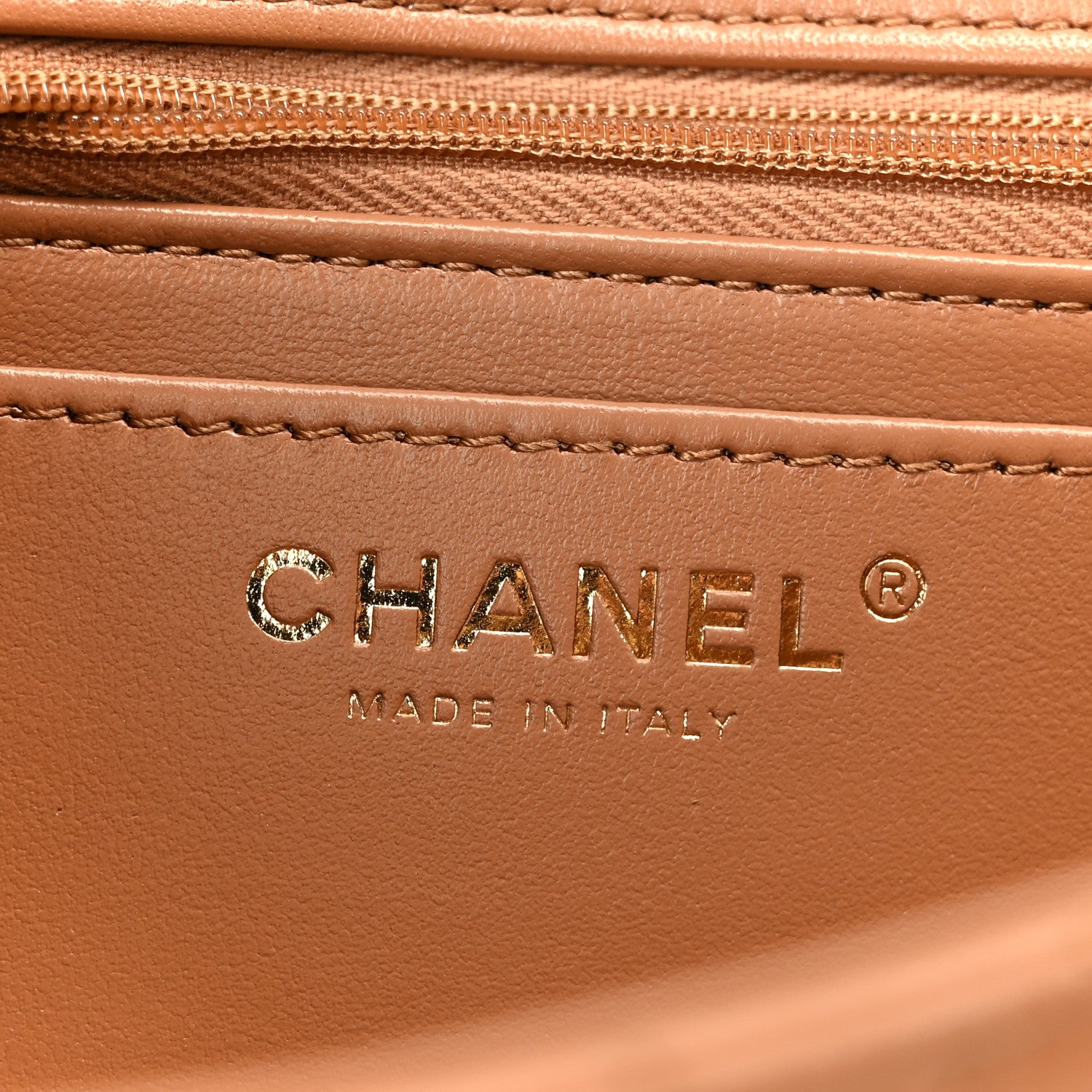 Chanel Shiny Lambskin Quilted Mini Flap Brown 6 of 11