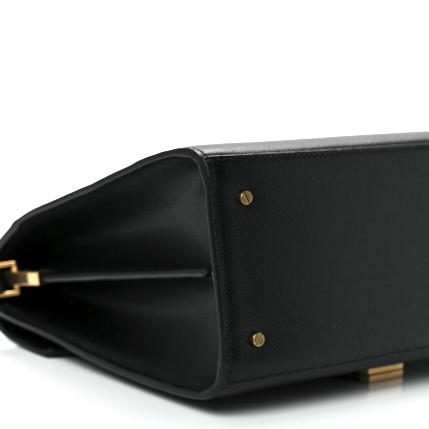 Grain de Poudre Medium Classic Monogram Cassandra Top Handle Black