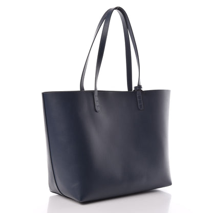 Mansur Gavriel Smooth Calfskin Large Shopping Tote Blu 4 of 12