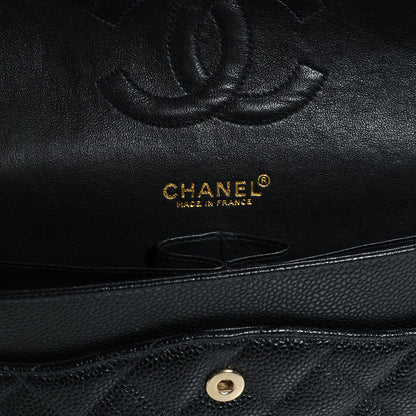 Chanel Caviar Quilted Medium Double Flap Black 6 of 8
