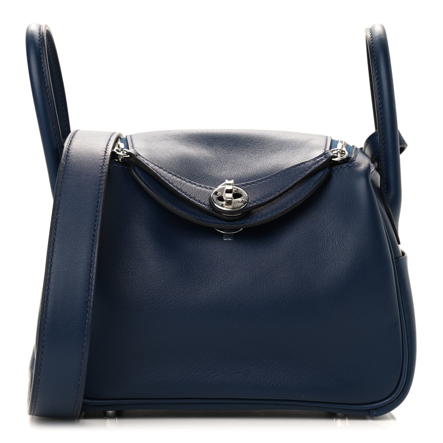 Hermes Swift Verso Mini Lindy 20 Bleu Navy Bleu Frida 1 of 7
