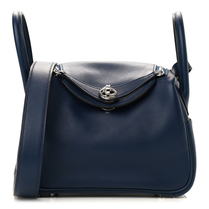 Hermes Swift Verso Mini Lindy 20 Bleu Navy Bleu Frida 1 of 7