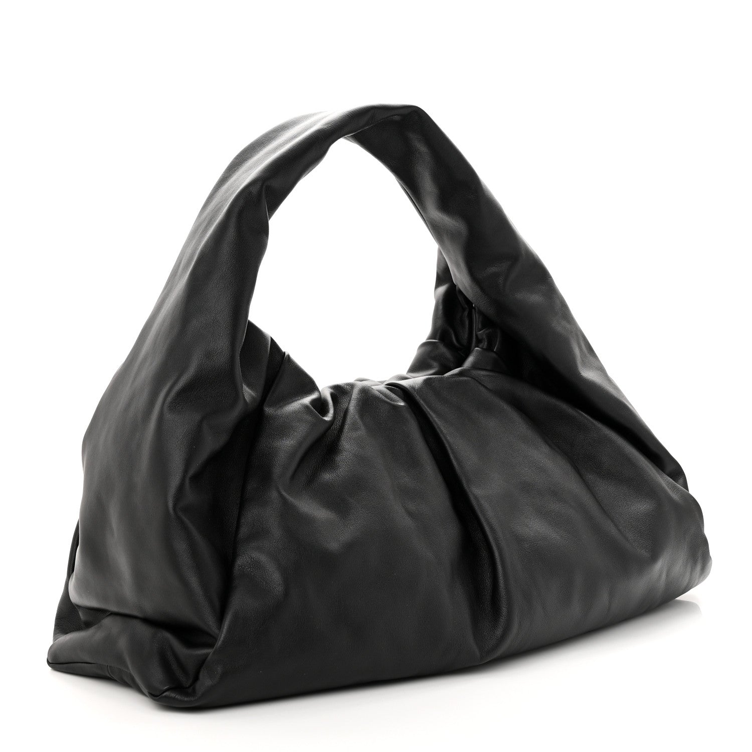 Bottega Veneta Smooth Butter Calfskin Large The Shoulder Pouch Black 3 of 10