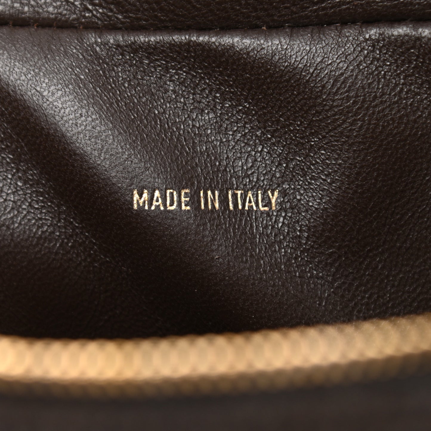 Jersey Chevron Quilted Camera Case Brown