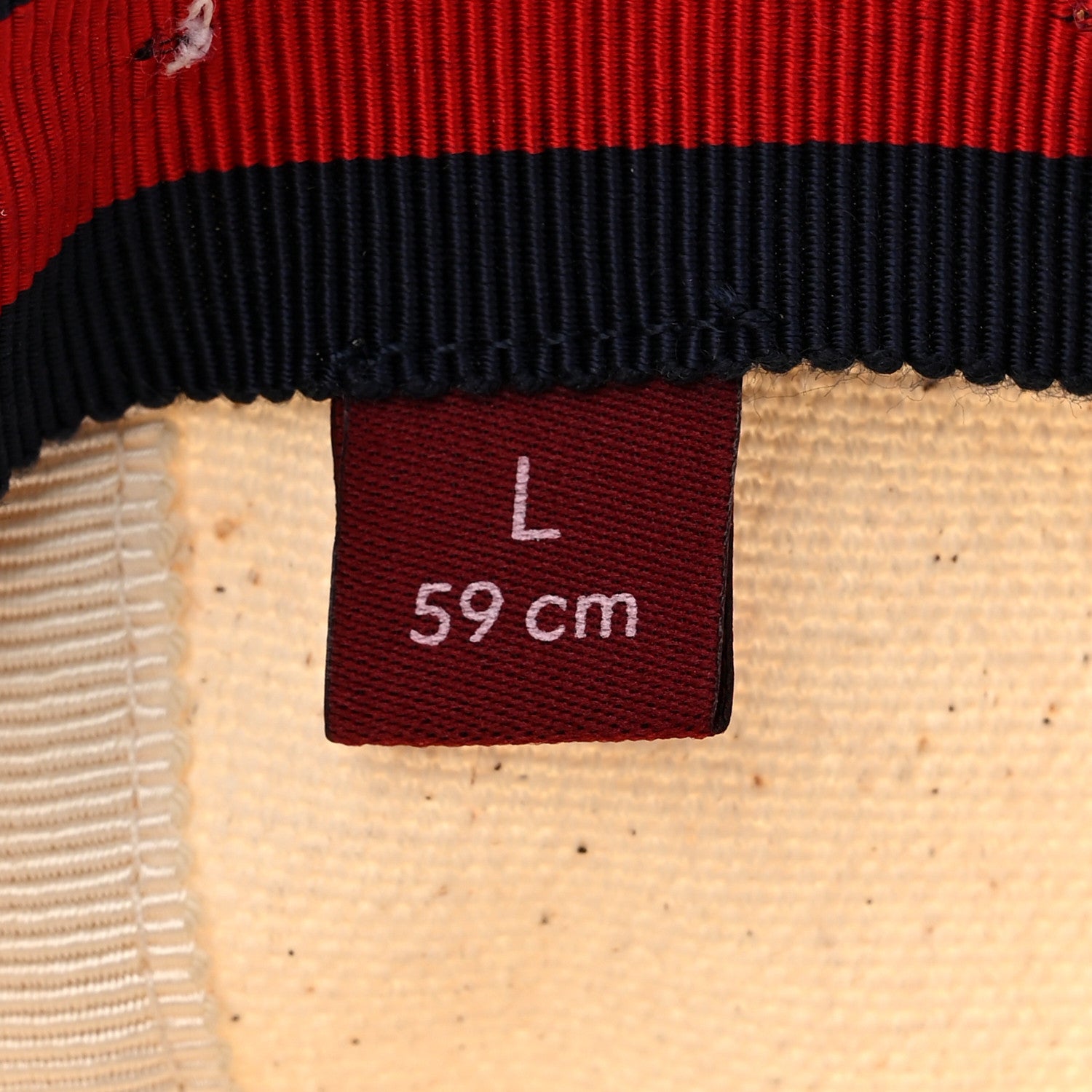 Gucci Canvas Logo Baseball Hat L Natural Blue 9 of 12