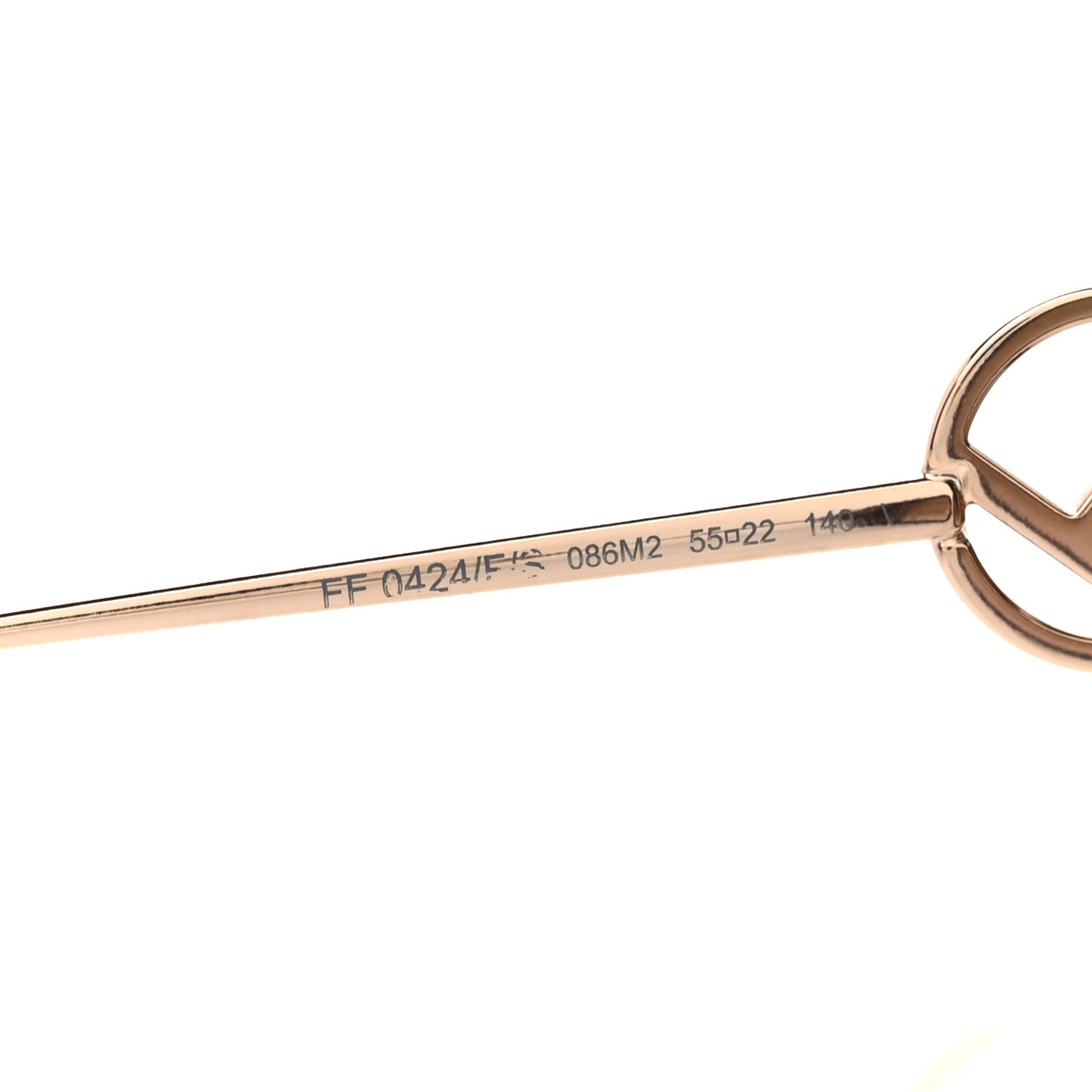 Acetate Metal F is Fendi FF Square Cat Eye Sunglasses FF 0424/F/S Havana