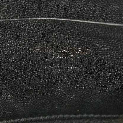 Saint Laurent Grain De Poudre Matelasse Monochrome Monogram Mini Lou Camera Bag Black 6 of 12