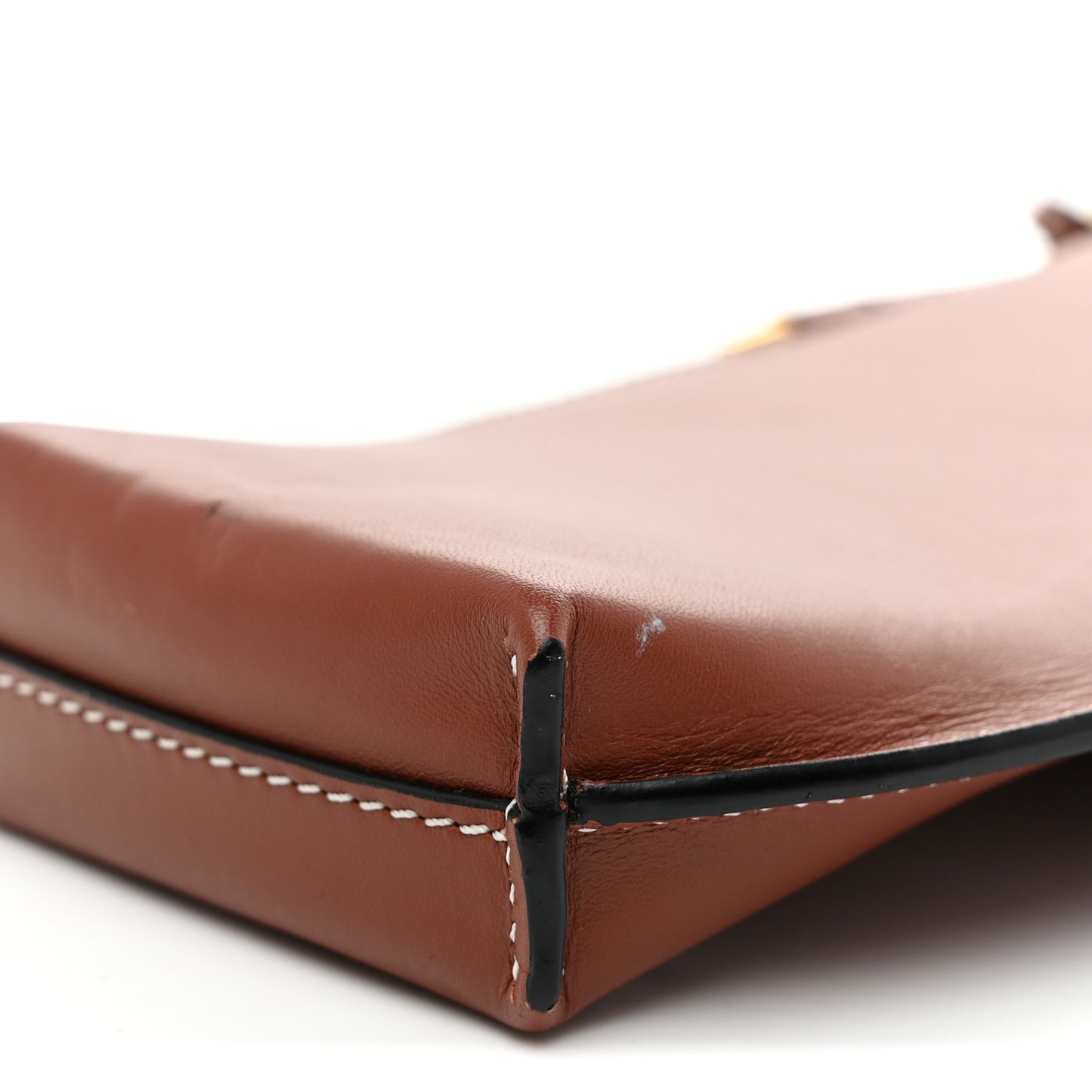 Smooth Calfskin Gate Pocket Rust