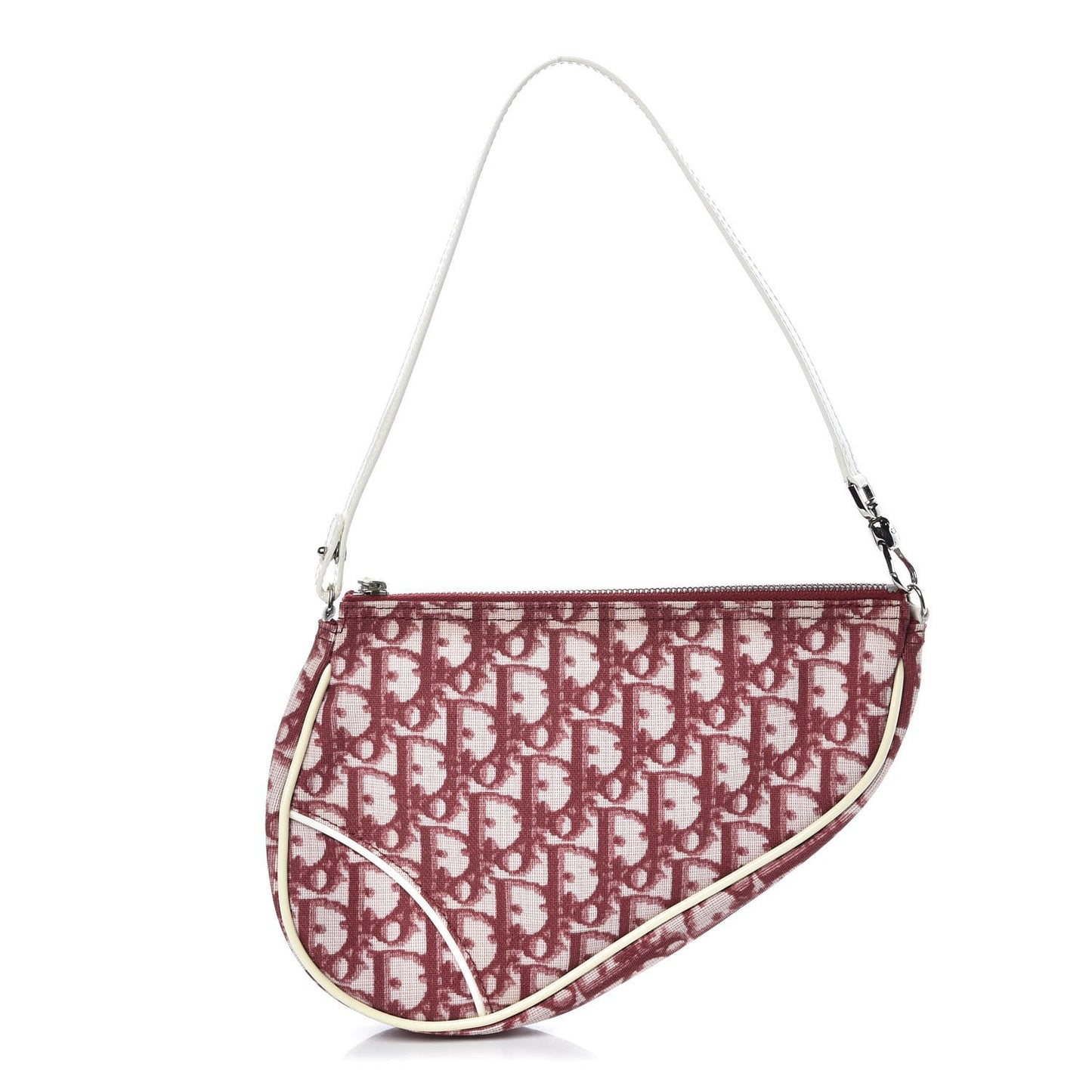 Monogram Mini Saddle Pochette Red