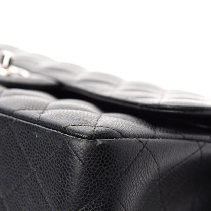 Chanel Caviar Quilted Jumbo Double Flap Black 8 of 19