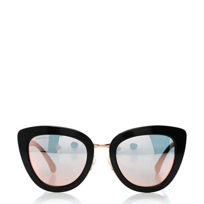 Chanel Cat Eye Quilted Sunglasses 5368 Black Pink 2 of 4