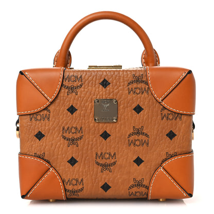 MCM Visetos Soft Berlin Crossbody Cognac 1 of 12