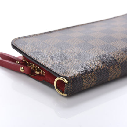 Louis Vuitton Damier Ebene Insolite Wallet Red 6 of 9