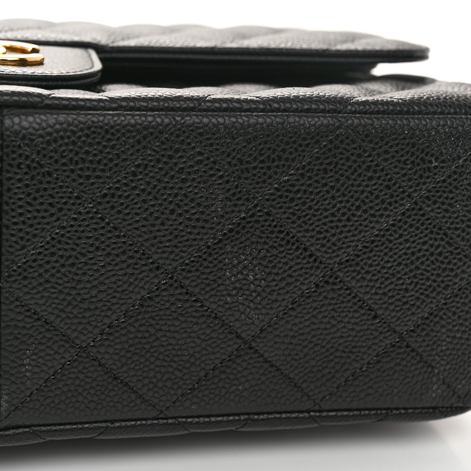 Chanel Caviar Quilted Jumbo Double Flap Black 12 of 12