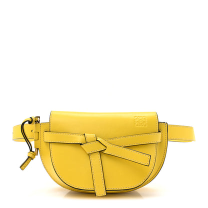 Loewe Calfskin Mini Gate Belt Bag Yellow 1 of 13