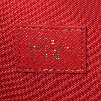 Louis Vuitton Damier Ebene Pochette Felicie Chain Wallet 10 of 14