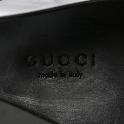 Gucci Rubber Crystal Womens Buckle Strap Sandals 38 Black 8 of 8