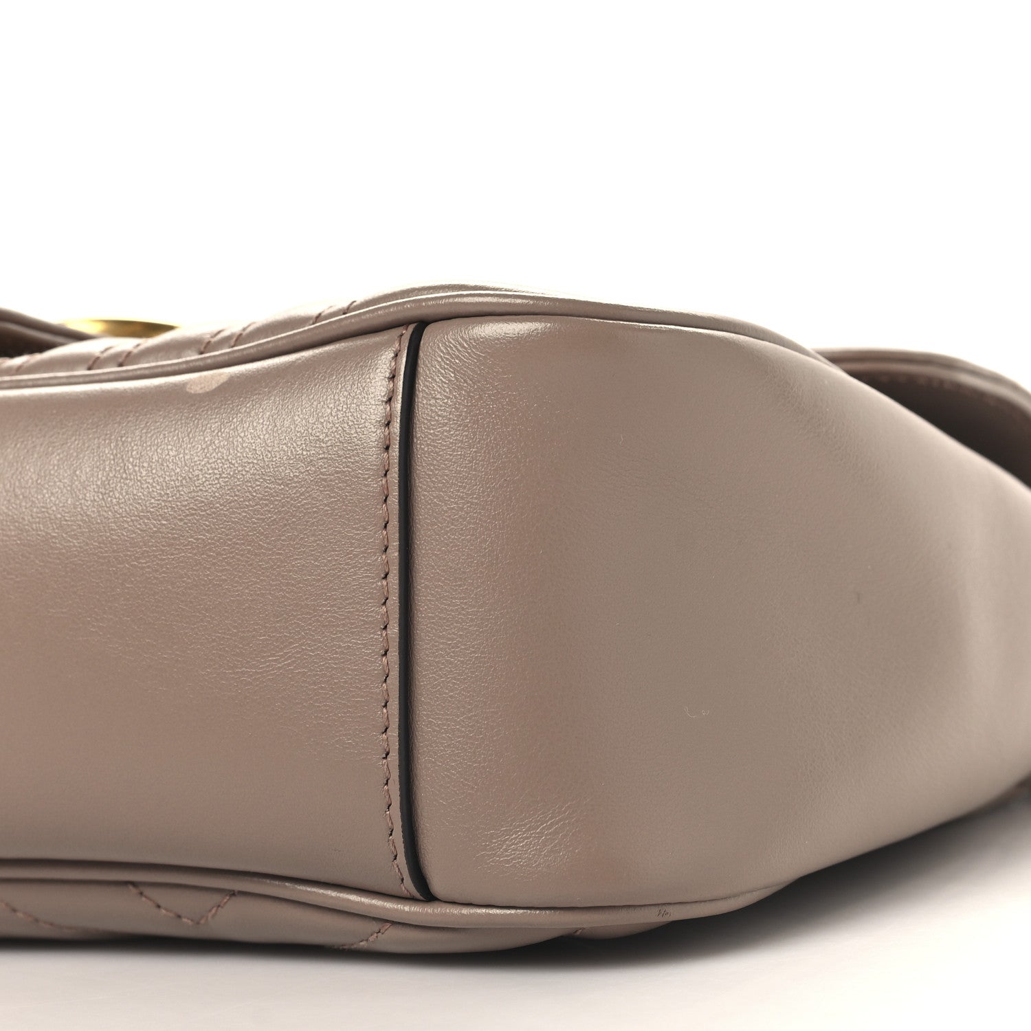 Gucci Calfskin Matelasse Small GG Marmont Shoulder Bag Porcelain Rose 10 of 11