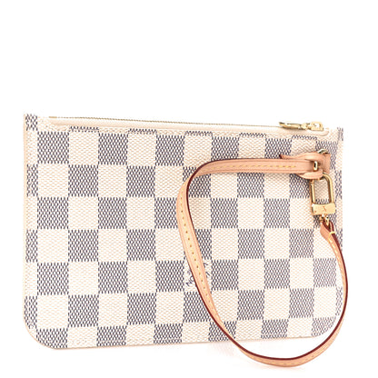 Louis Vuitton Damier Azur Neverfull PM Pochette 3 of 8