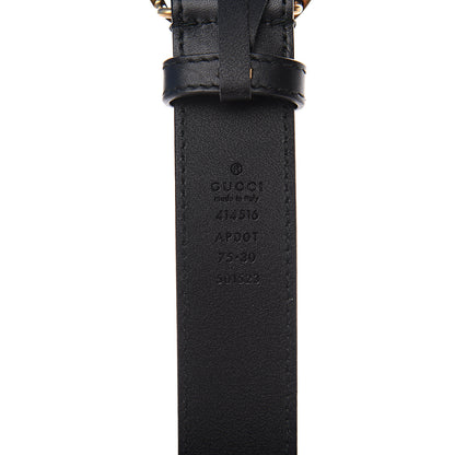 Gucci Calfskin Double G 30mm Belt 75 30 Black 5 of 5
