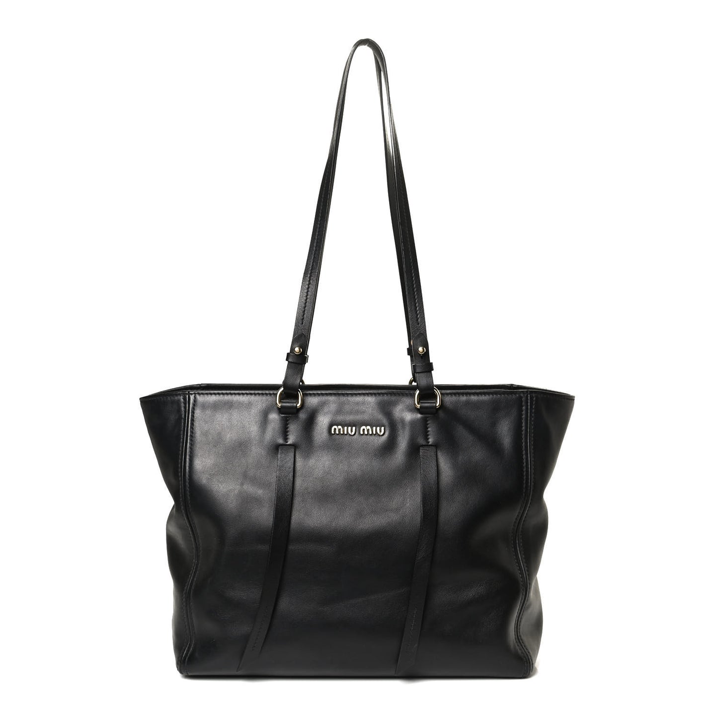 Vitello Soft Calfskin Tote Black