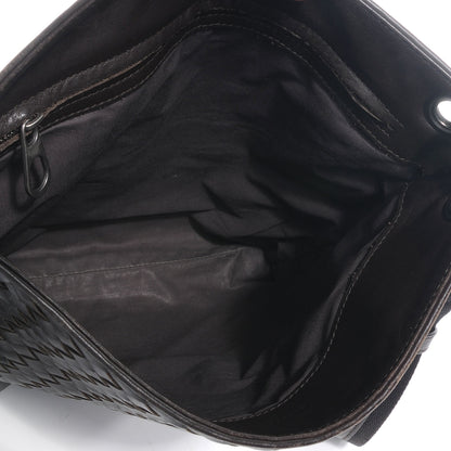 Bottega Veneta Nappa Intrecciato VN Flat Messenger Bag Ebano 5 of 8