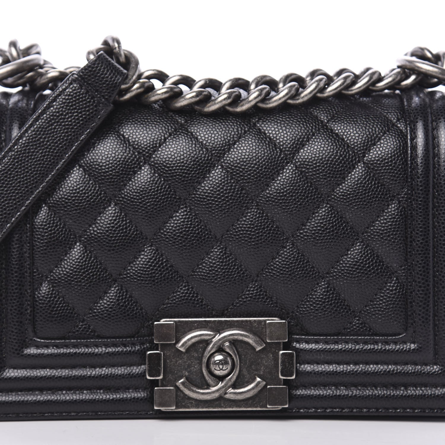 Chanel Caviar Quilted Small Boy Flap Black 18 of 21