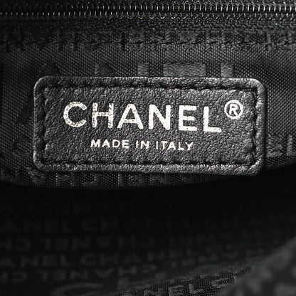 Chanel Lambskin Stitched Small Ultimate Soft Tote Black 6 of 9