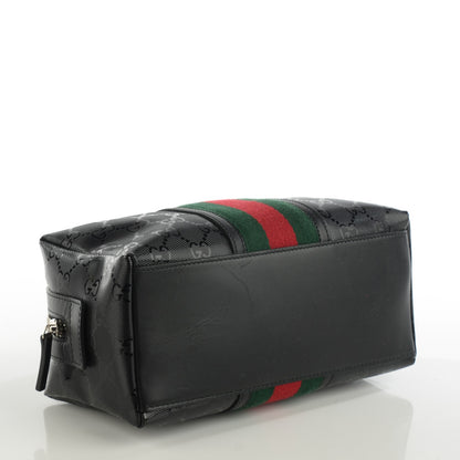 Gucci Imprime Monogram Web Cosmetic Case Black 4 of 7