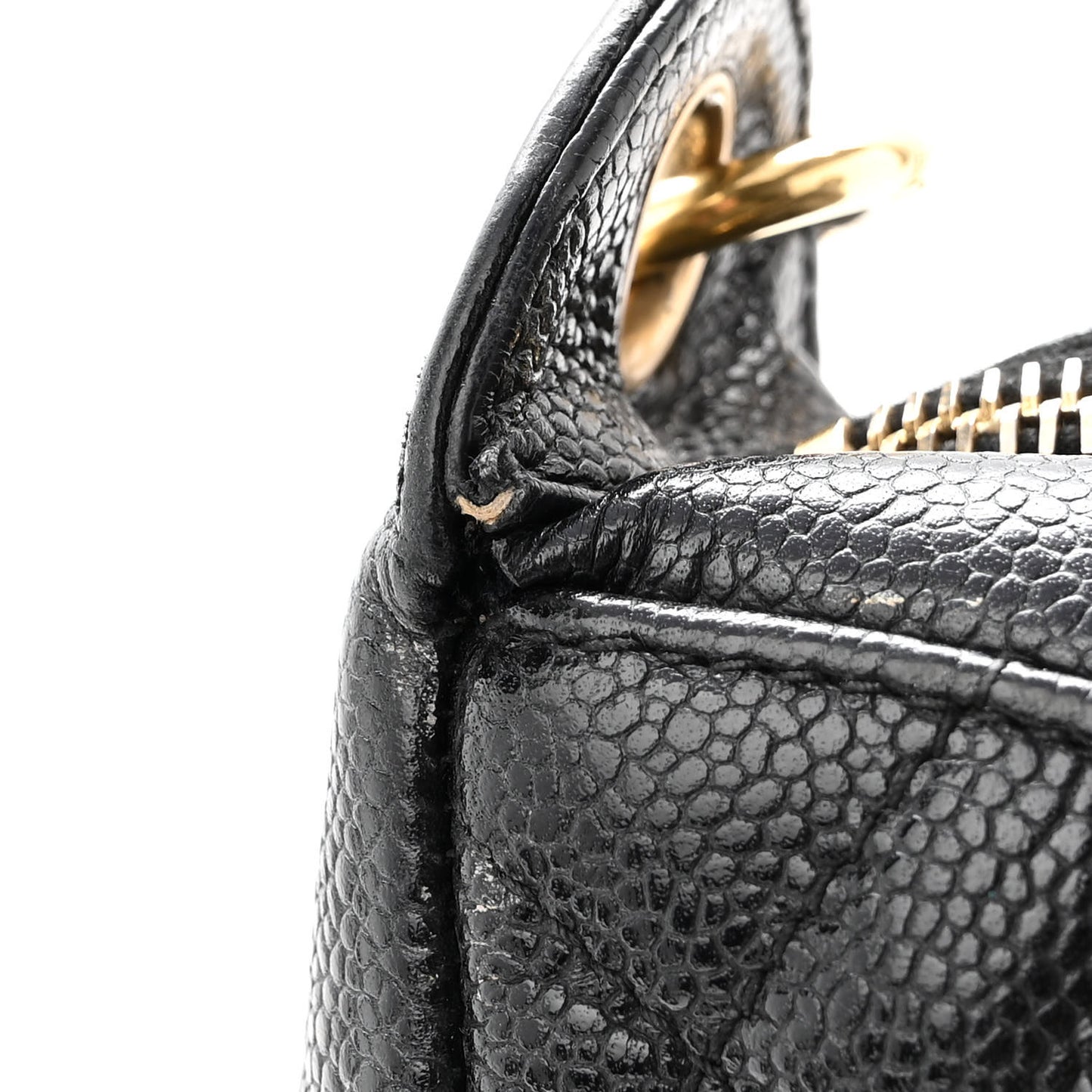 Caviar Quilted Timeless CC Shoulder Bag Black